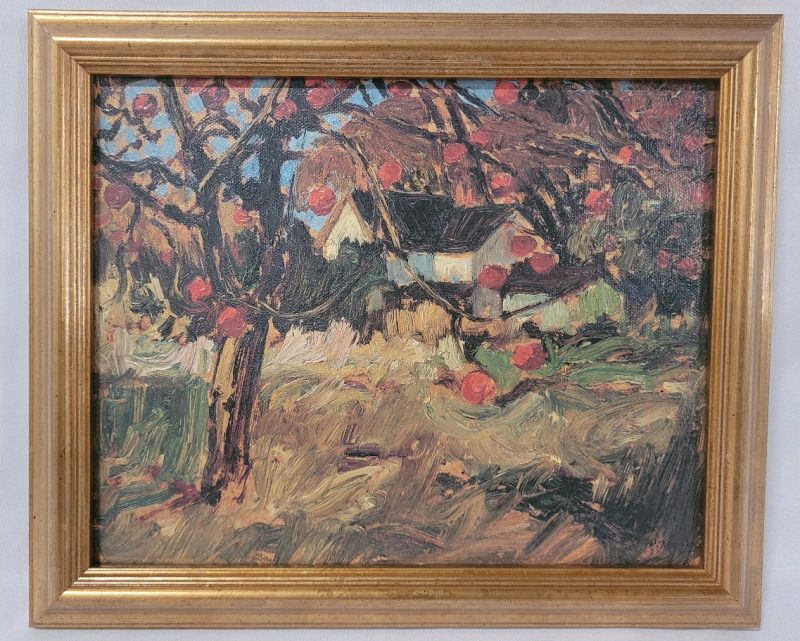 Vintage Air Canada Group of 7 Artagraph "Artist's Home and Orchard" J E H MacDonald