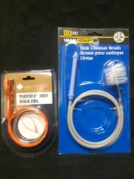 New Fix It! 3FT Long sink Cleaner Brush & New Prograde 20" Long Plastic Drain Cleaner * Both Sealed *