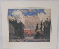 Vintage Air Canada Group of 7 Artagraph "Black Spruce in Autumn" Tom Thomson