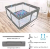 New Flavery Baby Playpen for Indoor & Outdoor - Grey *Balls Not Included* - 2