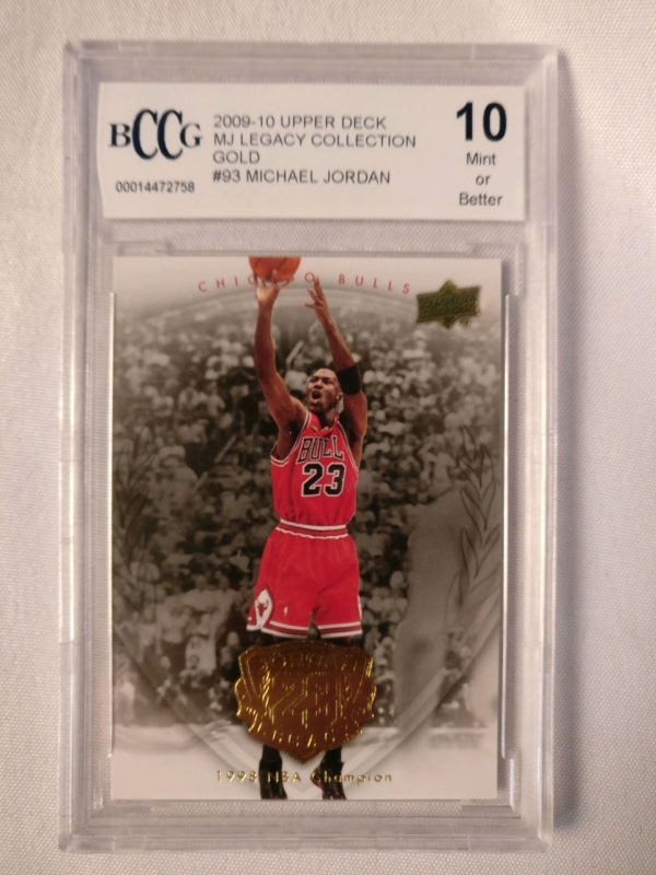 Graded Michael Jordan Card - 10 Mint or Better