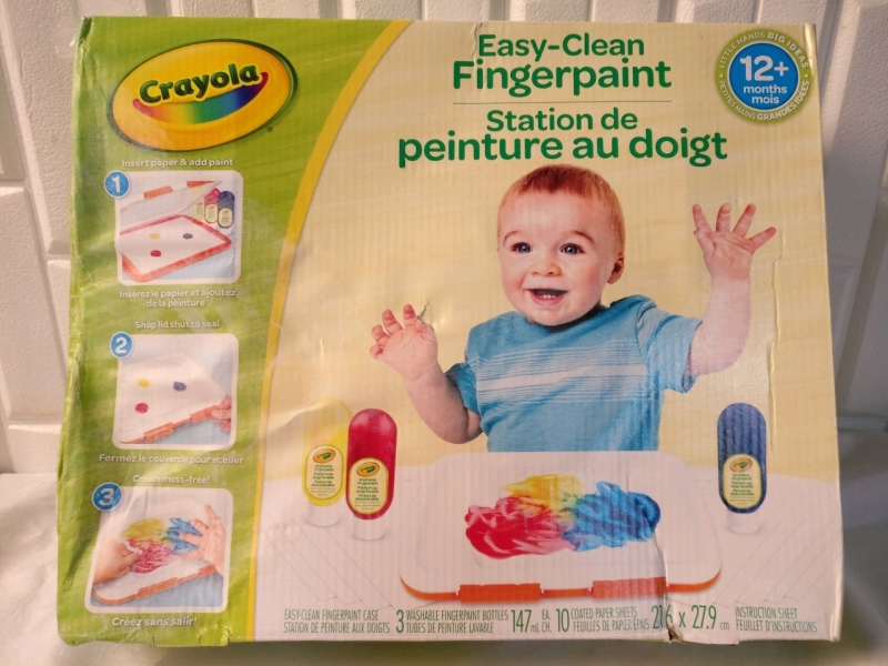 New Crayola Easy-Clean Fingerprint Kit.