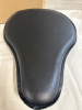 New HiFast Leather Motorcycle Custom Solo Spring Bracket Seat Hard Bottom Approximately 14” - 2