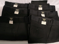 6 New APG sz 38 Waist & 36" Length Men's Tactical Force Black Twill Pants *Pants fit Small*