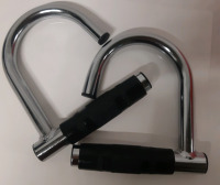 New Metal Resistance Band Pull Up Handles with Grip Tapes, Heavy Duty Industrial Grade Steel