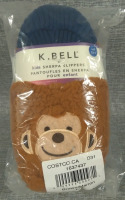 2 K.Bell Kids Sherpa Slippers Large