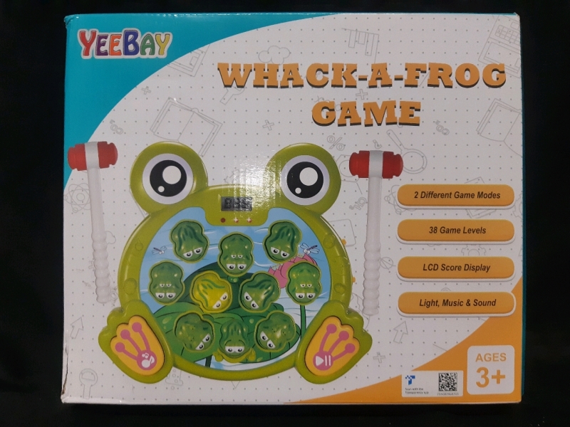 YeeBay Whack-A-Frog Game With 2 Different Game Modes & 38 Game Levels For Ages 3+