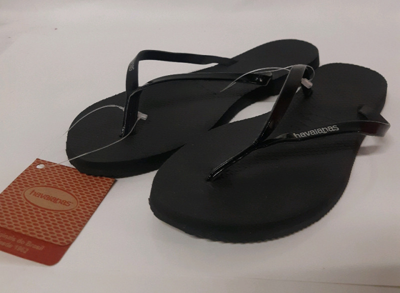 New Havaianas Black Size 6 Womens Flip Flops