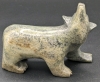 Signed Kakee (Peter) Negeoseak Carved Scenting Bear Stone Carving | Similar Carvings Retail $400 - $700! | 4.24" x 1.75" x 3.5" Tall - 2