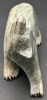 Signed Kakee (Peter) Negeoseak Carved Scenting Bear Stone Carving | Similar Carvings Retail $400 - $700! | 4.24" x 1.75" x 3.5" Tall - 3