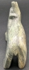 Signed Kakee (Peter) Negeoseak Carved Scenting Bear Stone Carving | Similar Carvings Retail $400 - $700! | 4.24" x 1.75" x 3.5" Tall - 4