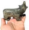 Signed Kakee (Peter) Negeoseak Carved Scenting Bear Stone Carving | Similar Carvings Retail $400 - $700! | 4.24" x 1.75" x 3.5" Tall - 7