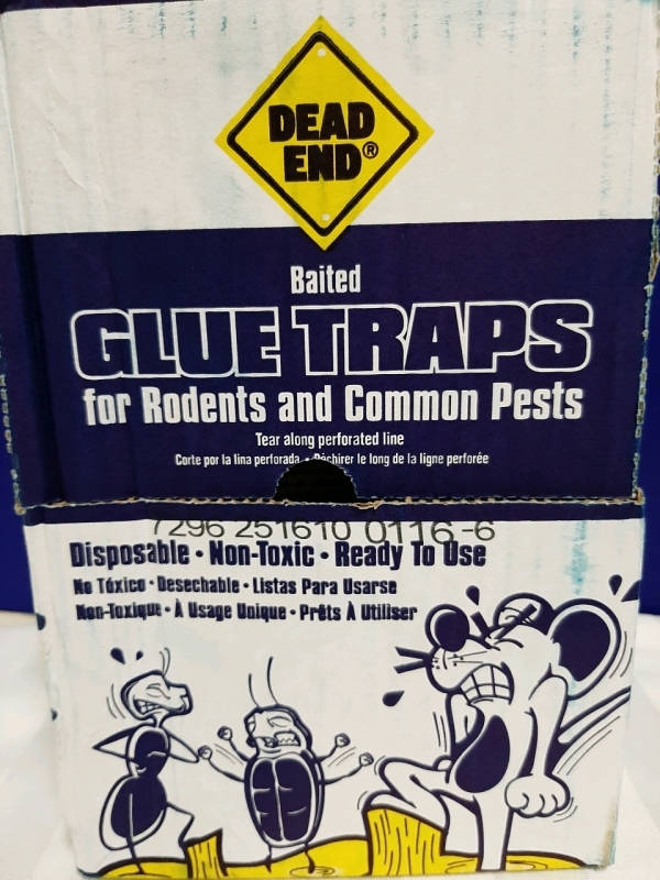 New Baited Glue Traps for Rodents & Common Pests 96 per Box