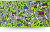 New Toy Velt Road Traffic Carpet Multi Color Play Mat - 60 X 32"