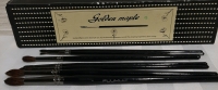 New in Damaged Box - A Set of 7 Golden Maple Paint Brushes