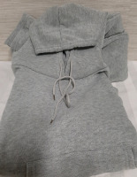 New 2 piece Fleece Outfit Size Medium Top- Cropped * Pants Very Long