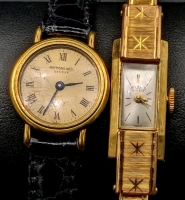 2 Vintage Gold Plated Ladies Watches | incl Raymond Weil 18K GP & Atlanta Geneve Plaque D'Or