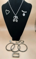 Vintage Bling- Rhinestones Everywhere, Necklace, Bracelets, Earrings & More!