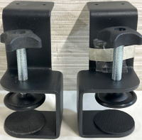 2 Mountable 5” Metal Clamps With 2 Inch Clamping Area