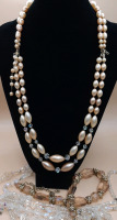 4 Vintage Beaded Necklaces