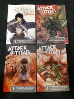 4 Like New Attack On Titan Before the Fall & No Regrets Manga Comics