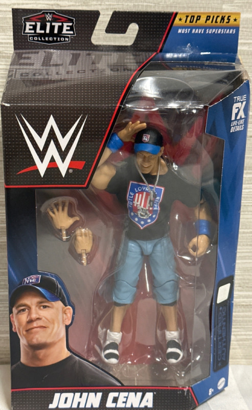 New WWE John Cena Top Picks Elite Collection Action Figure Mattel With Some Box Damage