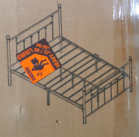 New Full Metal Bed Frame * Make and Model Unknown, Missing Instructions* Unknown If All Parts are Here