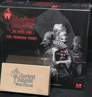 New Darkest Dungeon The Crimson Court Expansion Board Game - Retails for $80 Sealed + New Musketeer Figure MG-DD-08