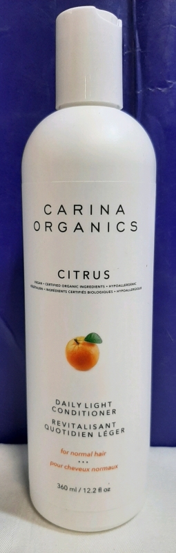 New-Carina Organics Citrus Daily Lite Conditioner 360ml