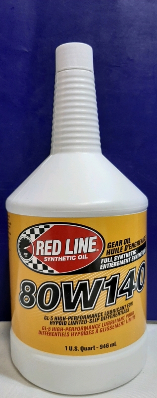 New Red Line Gear Oil Full Synthetic 80W140 946ml Retail $38.95