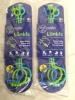 2 New Mobi Liinklz: Cool Colours Silicone Teethers to Keep Baby Items off the Ground 3-Pack - 10" Long - Ages 0+