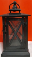 Indoor/Outdoor Lantern 14" X 7" x 7" Good Condition