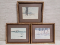 Canadian Artist James Bessey Framed Prints . Each Print Measures 12 1/4"×10 1/4"