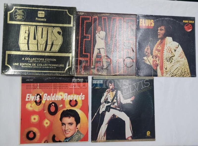 Elvis Presley Lp Record Lot , 7 Albums