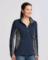 New Small Cutter & Buck Navigate Softshell Womens Full Zip Jacket. Navy blue. Retails for $115