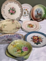 Vintage Collectible Plates & Bowls - Japan & England