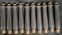 10 Threaded Handle Extenders (Possibly For A Blow Torch?). 14x3cm 0.7cm & 2cm Threading Circumstances Great Condition