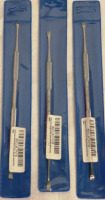 3 New Professional Double Ended Dental Instrument - 6.75" Long