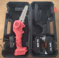 Generic Hand Chainsaw with 2 36v Batteries Pre Owned Tested working