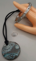 Signed Coach Bracelet & Diesel Necklace