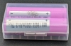 2 New Pink Reusable Batteries IMR 18650 3000mAh 3.7V in Case - 3