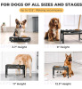 New | Veehoo Sturdy Metal Adjustable Height Elevation Dog Bowl Stand For Dogs Of All Sizes ( Extends to 1 Foot Off the Ground ) - 4