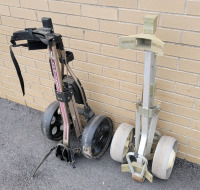 Aluminum 2-Wheel Push Folding Golf Carts .