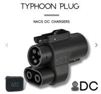 New A2Z EV | NACS DC Charger To CCS1 Adapter | 500A 1000V | Typhoon Plug * Retails for $270*