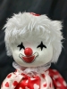 Vintage 1980's Wind Up Musical Standing Clown Doll 10.25" Tall - 2