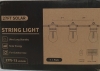 New in Box 27FT Solar String Lights 13 Sockets Stock Photos Used - 3