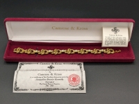 Stunning Signed Camrose & Kross x Jacqueline Bouvier Kennedy Ladies Replica Bracelet | With Original Case, Care Card & Certificate | 8" Long