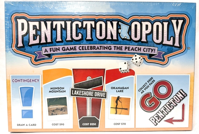 New Sealed | Penticton-Opoly : A Fun Game Celebrating the Peach City