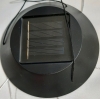 New Hanging Solar Light Fixture Base 5" X 1" Light 2.25" Diameter Longest Light Drop 18" - 2