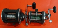 Vintage USA PENN 320 GTi Graphite Level Wind Trolling Fishing Reel, Daiwa Sealing 27H Fishing Reel Both in Good Condition